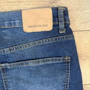 American Rag Mens Comfort Stretch‎ Denim Jeans Dark Wash 36x31 Regular Fit